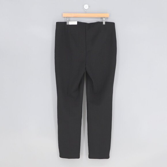 NWT CHICO'S So Slimming 360 Juliet Ponte Trim Detail Pant Black Size 2.5/US 14 - Picture 3 of 10